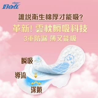 【好自在 新品上市】Air-Dry 雲枕瞬吸/草本健康衛生棉 超值組132片(量小日常組/量大瞬吸組)