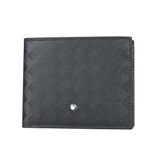 【MONTBLANC 萬寶龍】Extreme風尚系列3.0對開式多功能短夾(黑)