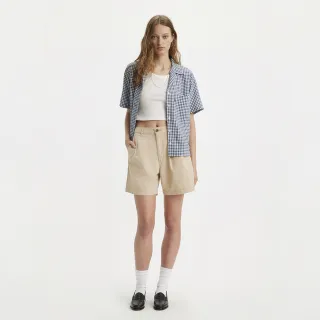 【LEVIS 官方旗艦】女款天絲彈性卡其短褲 熱賣單品 A7538-0002