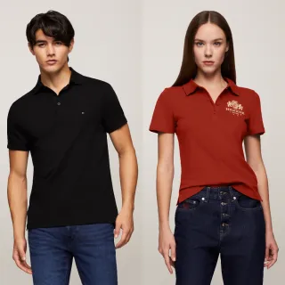 【Tommy Hilfiger】官方旗艦館 男女精選Polo衫 x 男款格子牛津襯衫 多款任選