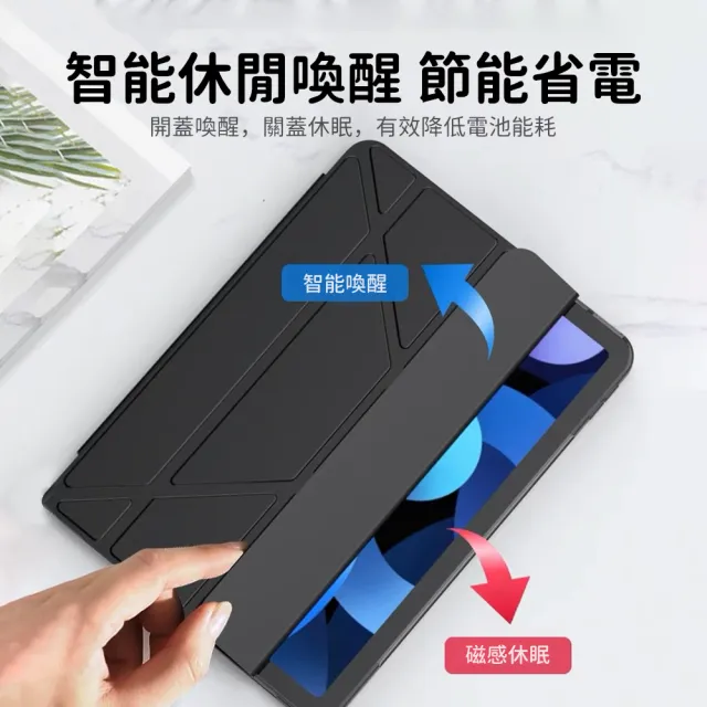 【OMG】iPad 第11代 11吋 A16 2025版 變形金剛智能休眠喚醒平板皮套 ipad11多折帶筆槽平板保護套