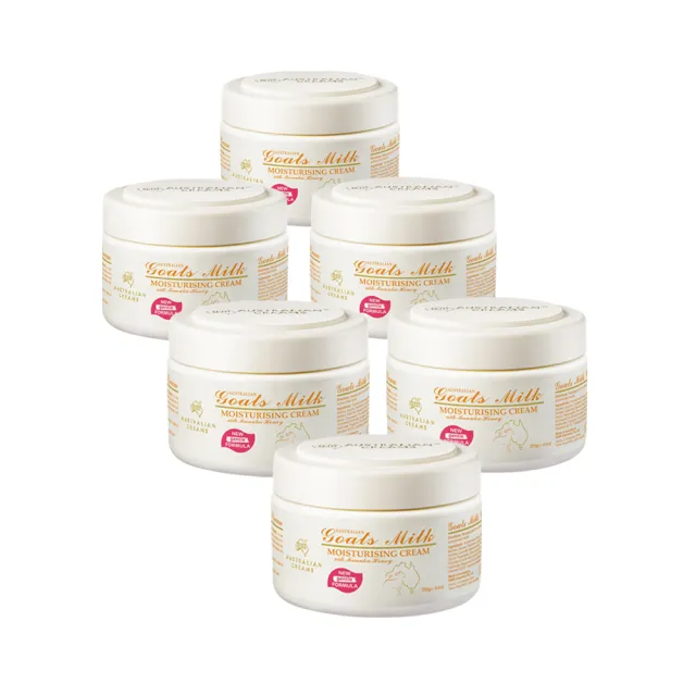 【澳洲G&M】山羊奶潤膚霜含曼努考蜂蜜(250g/罐 6入組)(其他規格)