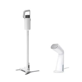 【正負零±0】電池式無線吸塵器 XJC-C030(白色限定 含掛燙機)