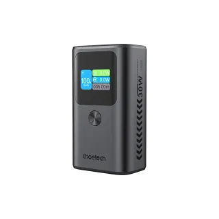【Choetech】B701 10000mAh 數位顯示 PD30W 行動電源  36Wh  可上飛機(智慧顯示 便攜快充)