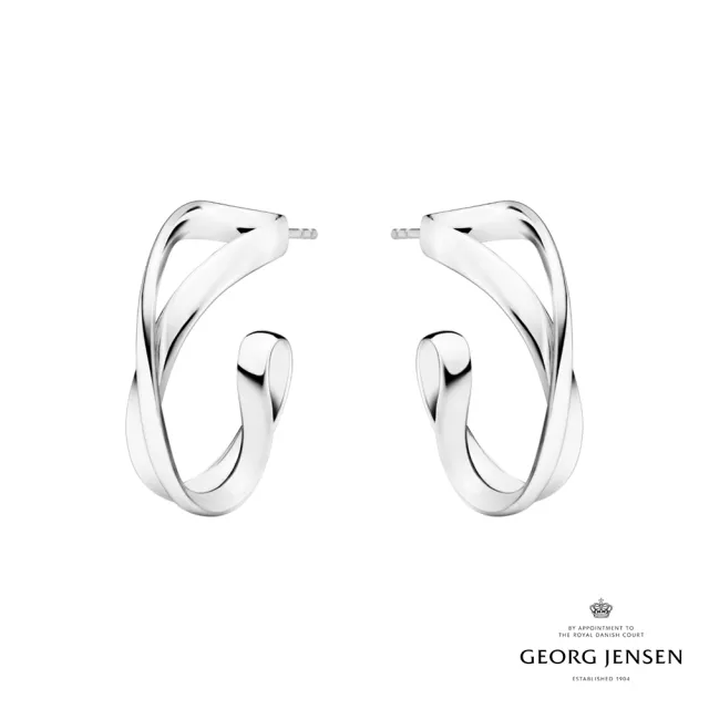 【Georg Jensen 官方旗艦店】INFINITY 耳環 小 - 線上獨賣款(純銀)
