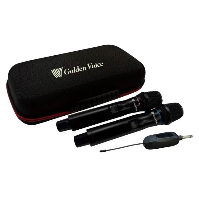 【金嗓】GVM-100 高音質雙頻無線麥克風(自動對頻)