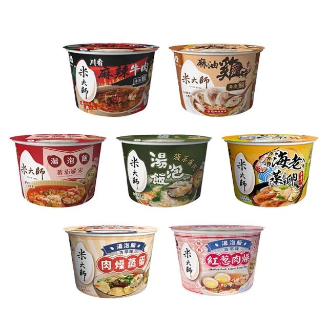 【米大師】湯泡飯 12碗/箱(番茄羅宋/菠菜蛋花/紅蔥肉燥)