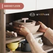 【MASIONS 美心】GOOGOO系列 可拆鍋奶茶陶瓷厚釜鑄造不沾鍋3鍋5件組(煎炒鍋/平底鍋/奶鍋/可拆手柄/鍋蓋)