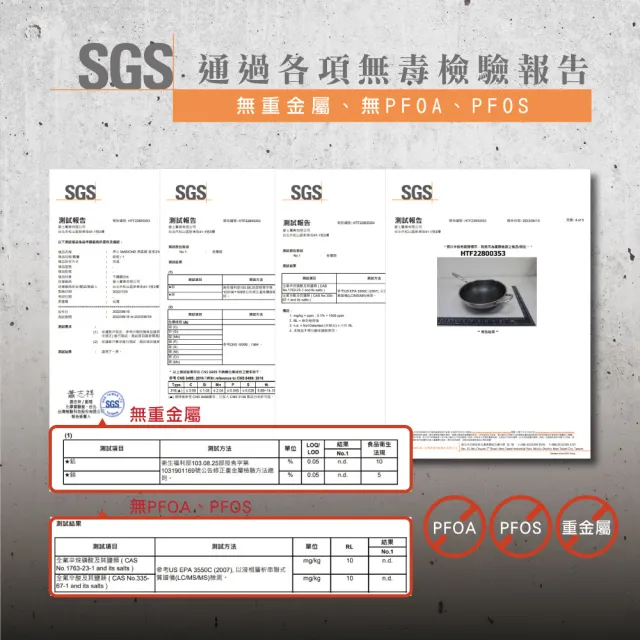 【MASIONS 美心】維多利亞Victoria 皇家316不鏽鋼複合黑晶鍋炒鍋34cm(台灣製造 電磁爐適用)