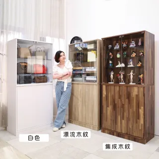 【BuyJM】MIT加大款80*40cm四層強化玻璃展示櫃(櫃子 模型櫃 公仔櫃 書櫃 收納櫃 置物櫃 鞋櫃 GK)