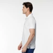 【NAUTICA】官方旗艦 男裝 經典素色吸濕排汗短袖POLO衫(白色)