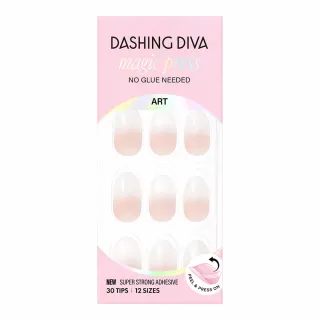 【DASHING DIVA】MAGICPRESS薄型經典美甲片_霜感微甜