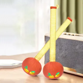 【zLife】艾草養生按摩錘背棒 草本填充背部肩頸按摩器 家用經絡按摩搥 活血搥背拍打棒 敲背棒 敲打棒