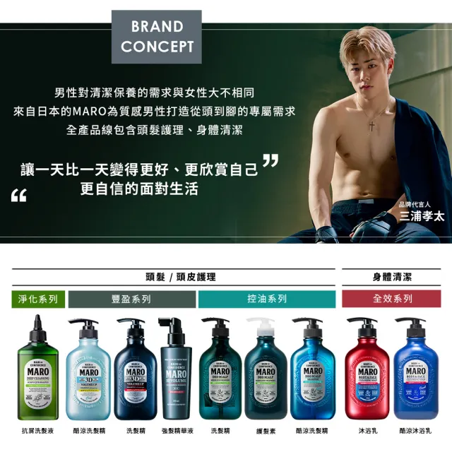 【MARO】終極秒感!全效沐浴乳 任選2入(一般450ml/酷涼400ml)