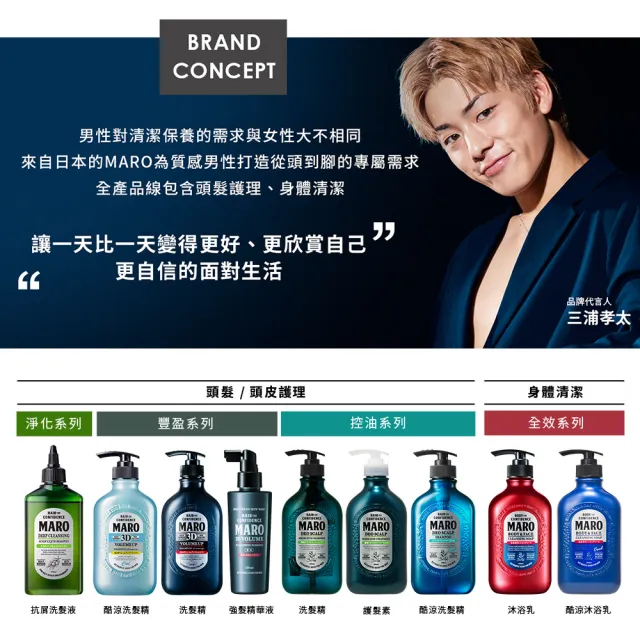 【MARO】清新!風行控油洗髮精 任選2入(一般480ml/酷涼400ml)