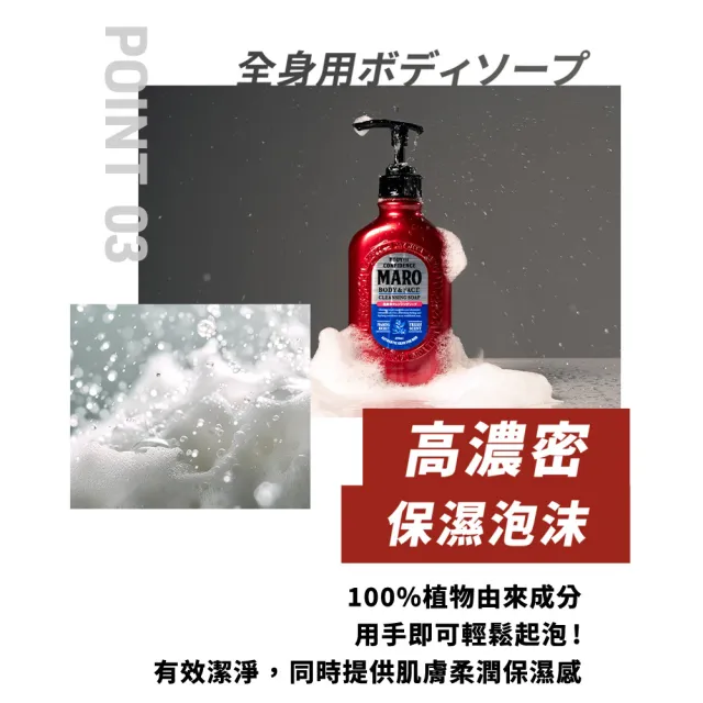 【MARO】終極秒感!全效沐浴乳 兩款任選(一般450ml/酷涼400ml)