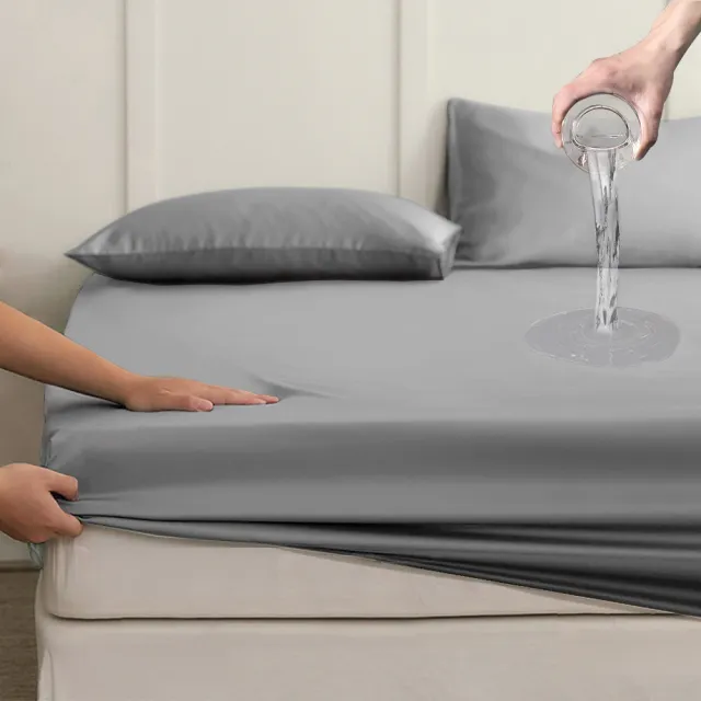 【Sleep Peacefully 寢室安居】買1送1 台灣製 黑科技石墨烯100防水保潔墊(全尺寸均一價 多色任選)