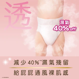 【妙而舒】極透舒膚妙兒褲 M-XL箱購(M33片x6包/L27片x6包/XL24片x6包)