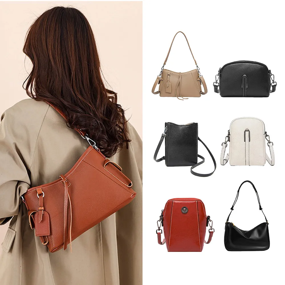 【MoonDy】真皮包包 奶茶色包包 斜背包 大容量斜背包 通勤包 黑色包包 牛皮包包 女生禮物