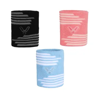 【VICTOR 勝利體育】運動護腕(C-2096 C/D/M 黑/亮玫瑰紅/飛濺藍)