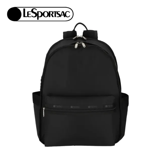 【Lesportsac】RouteBackpack 健行後背包(3747) 永恆黑