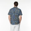 【NAUTICA】官方旗艦 男裝 花漾夏日短袖襯衫(藍色)