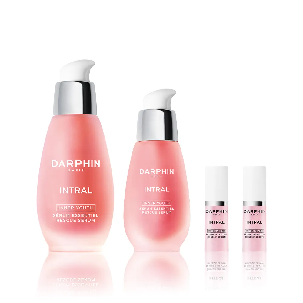 【DARPHIN 朵法】粉紅極致舒緩囤貨組(全效舒緩精華50ml+30ml/小粉紅)