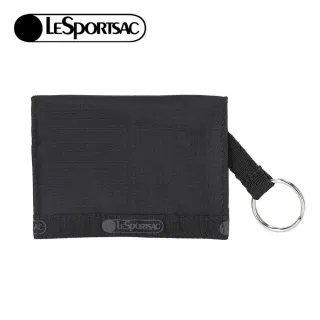 【Lesportsac】SnapCardCase 按扣卡夾/永恒黑(1318)