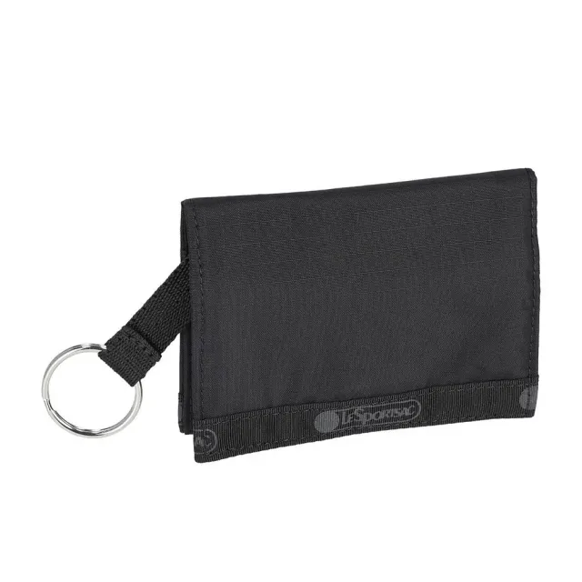 【Lesportsac】SnapCardCase 按扣卡夾/永恒黑(1318)