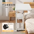 【Ashley House】荻原多功能升級置物架床邊沙發萬用升降桌(金屬橫桿 煞車輪 邊桌 懶人桌 電腦桌 小茶几)