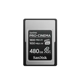 【SanDisk 晟碟】SanDisk PRO-CINEMA CFexpress™ Type-A 480GB記憶卡(公司貨)