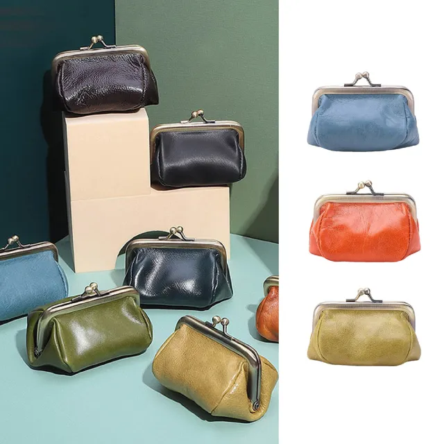 【MoonDy】包包 女生錢包 零錢包 零錢包女 卡包女 真皮包包 零錢包 迷你大容量硬幣包 頭層