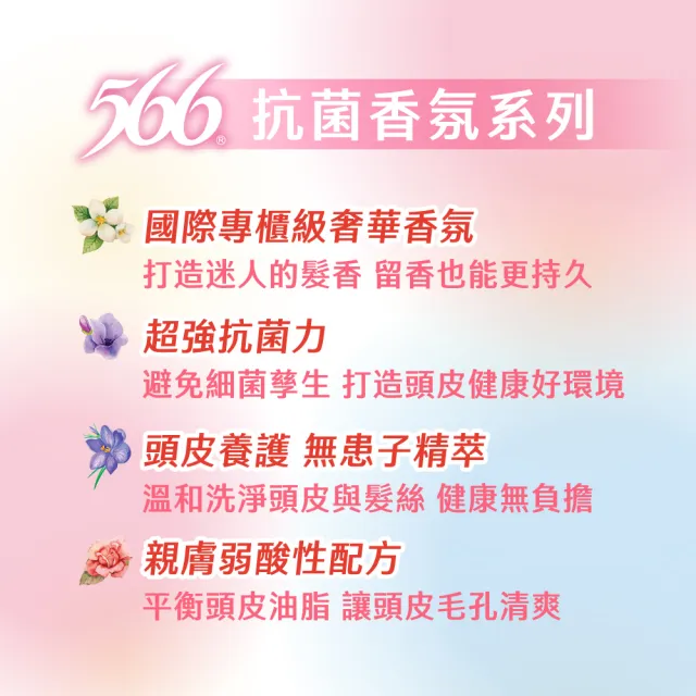【566】抗菌香氛洗髮精-800gx12入(金朵茉莉/白麝香/小蒼蘭/玫瑰/琥珀麝香 箱購特惠)