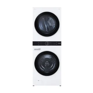 【LG 樂金】家電速配19公斤+16公斤◆ WashTower AI智控洗乾衣機(WD-S1916W)