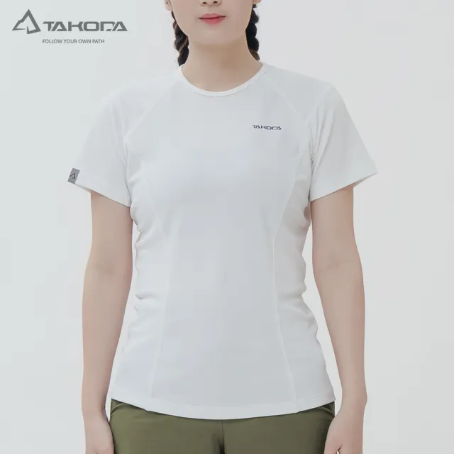 【TAKODA】Ogle 環保機能短袖印花系列 - 臺灣石虎 女款 二色(吸濕排汗/舒適涼感/抗菌吸臭)