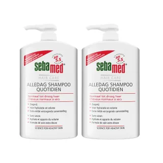 【SEBAMED】PH5.5溫和洗髮精 1000ml*2入(平行輸入/壓頭版)