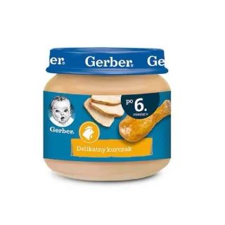 【GerBer 嘉寶】嘉寶雞肉泥 80g/罐*6罐入(寶寶雞肉泥 幼貓 幼犬 雞肉泥 純雞肉泥)