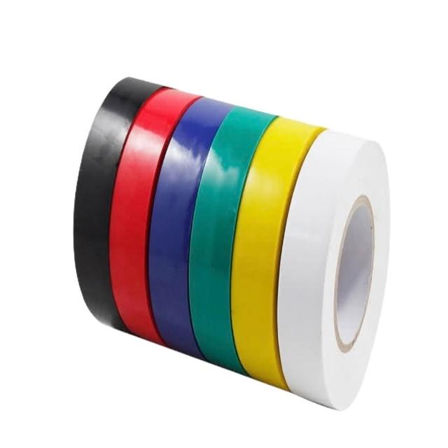 【 好物】PVC絕緣電工膠帶 12入 10M 6色 水電膠布 電火布 膠帶 膠帶布 電工膠帶 膠帶 