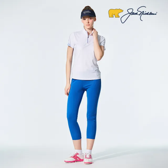 【Jack Nicklaus 金熊】GOLF女款內搭褲(藍色)