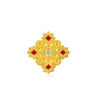【點睛品】V&A 博物館系列 守護之愛 鑽石黃金串珠