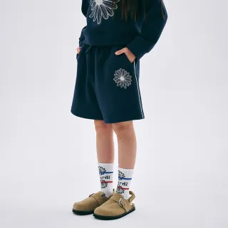 【MARDI MERCREDI】童裝 休閒短褲 海軍藍 經典小雛菊 象牙白花 KIDS NEOPRENE SHORTS FLOWER