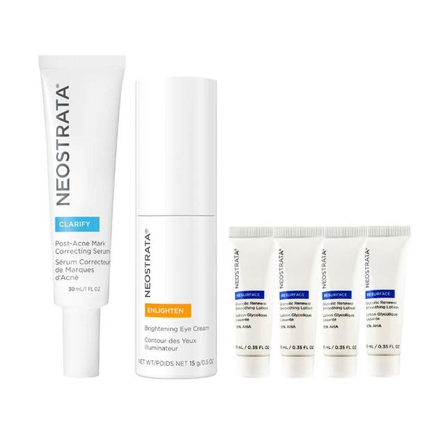 【NeoStrata 妮傲絲翠】果酸眼霜+四重擊黑淨斑組(果酸亮白眼霜+四重擊黑淨斑精華)