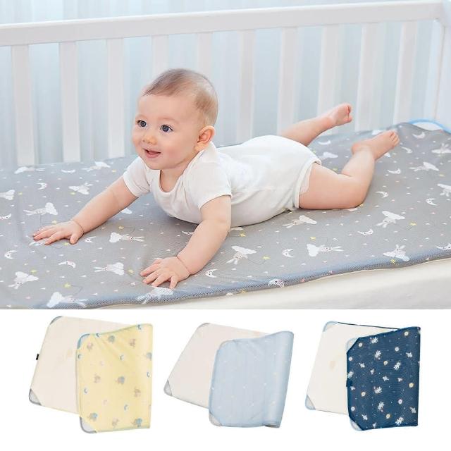 【GIO Pillow】中床 60×120cm 智慧二合一有機棉透氣嬰兒床墊 M號 透氣床墊 可水洗床墊 Chicco床邊床  