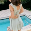 【SeasonsBikini】流行熱賣女泳裝短袖泳裝遮肉泳裝-組合-大尺碼(短袖女泳裝兩件式泳裝連身顯瘦遮肉美背)