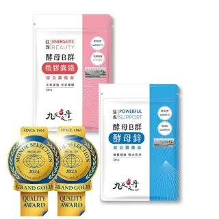 【九五之丹】世界品質連三特金酵母B群+酵母鋅&特金獎微膠囊鐵 6入組共180粒(天然酵母 B群 鋅 鐵)