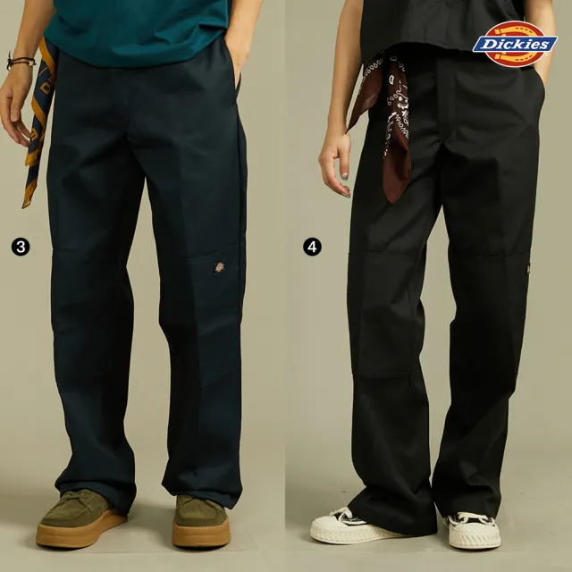 【Dickies】男款85283斜紋雙膝拼接寬鬆長褲(多款任選/寬褲/工裝褲)
