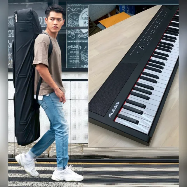 【ALESIS】Alesis Concert 電鋼琴 88鍵 攜帶型(擁有卓越鋼琴音色的攜帶式電鋼琴 加贈琴袋)
