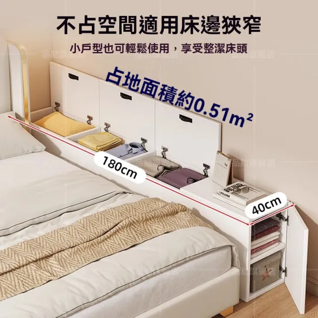 【顧家家居】實木床頭櫃床尾櫃儲物櫃-120×20×40cm(收納櫃/窄櫃/儲藏櫃/衣櫥櫃/床邊櫃/預售15天)