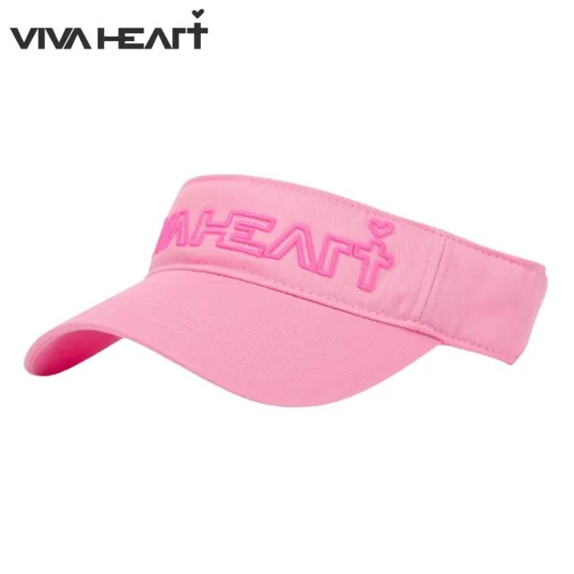 【VIVA HEART】官方直營 女士 高爾夫 休閒 線條織紋遮陽帽(淺藍色/深藍色/粉紅色)