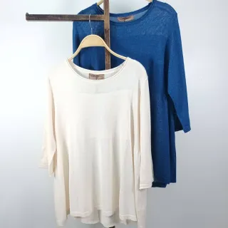 【SuperWands】低調奢華亮鑽棉上衣